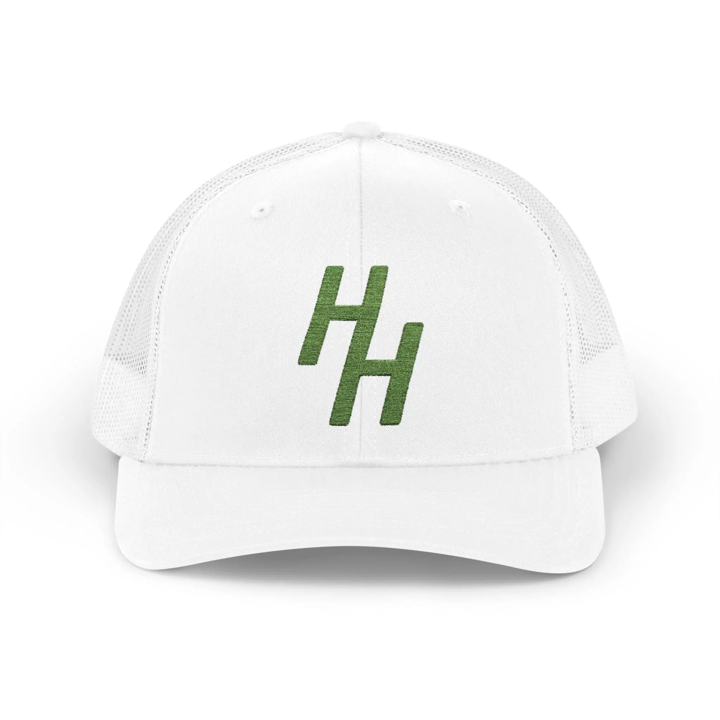 HH Logo Mesh Snapback - White/Green - High Handicap Golf