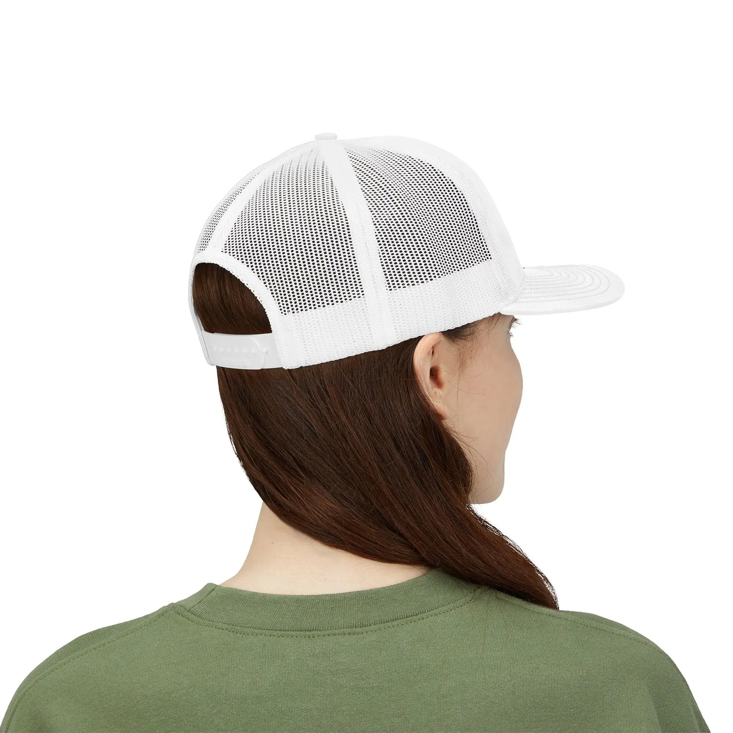 HH Logo Mesh Snapback - White/Green - High Handicap Golf