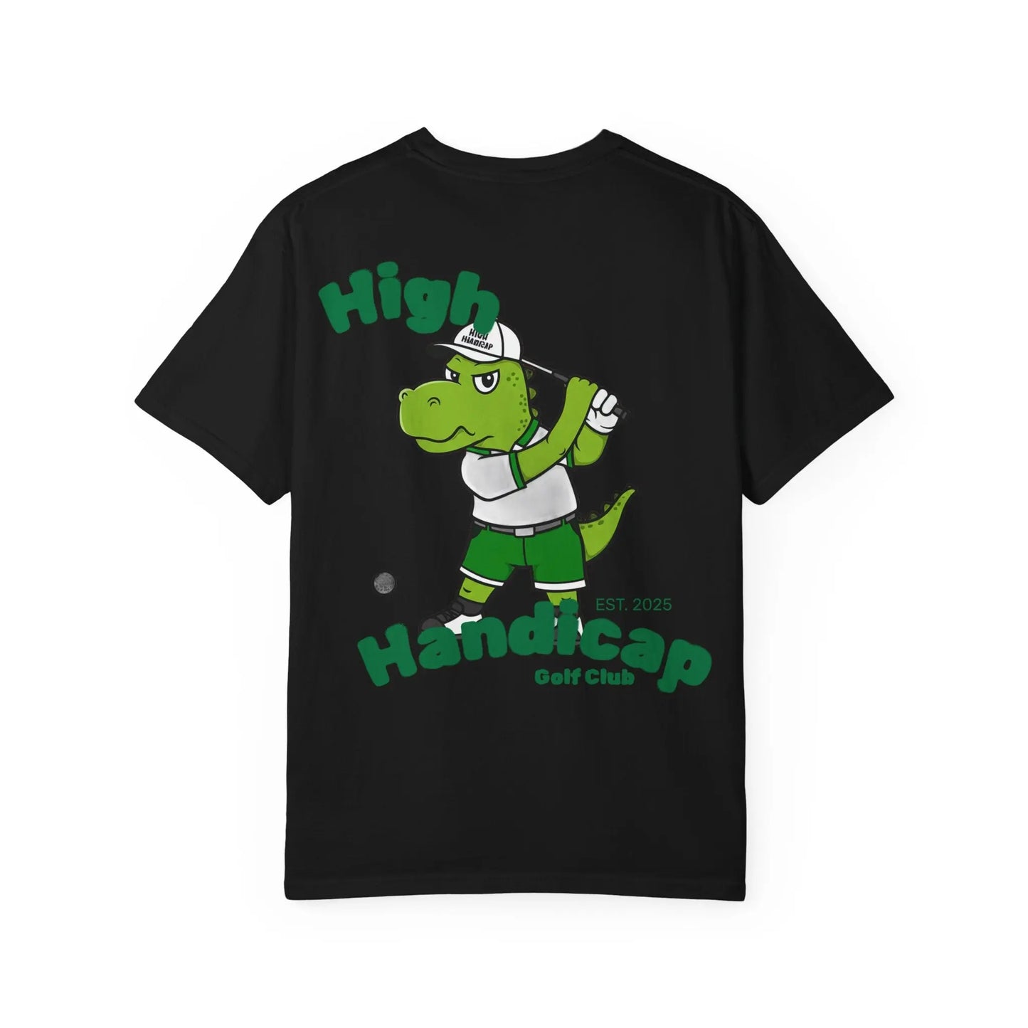 High Handicap Dinosaur Unisex T-Shirt Fun Golf Shirt Printify