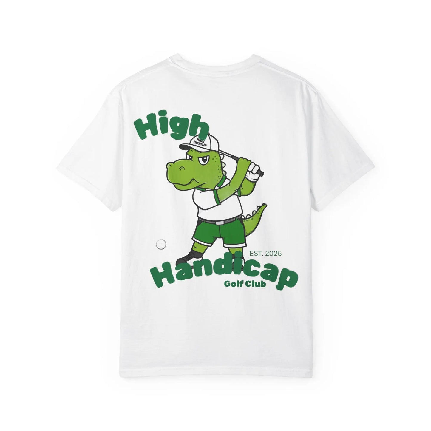 High Handicap Dinosaur Unisex T-Shirt Fun Golf Shirt Printify
