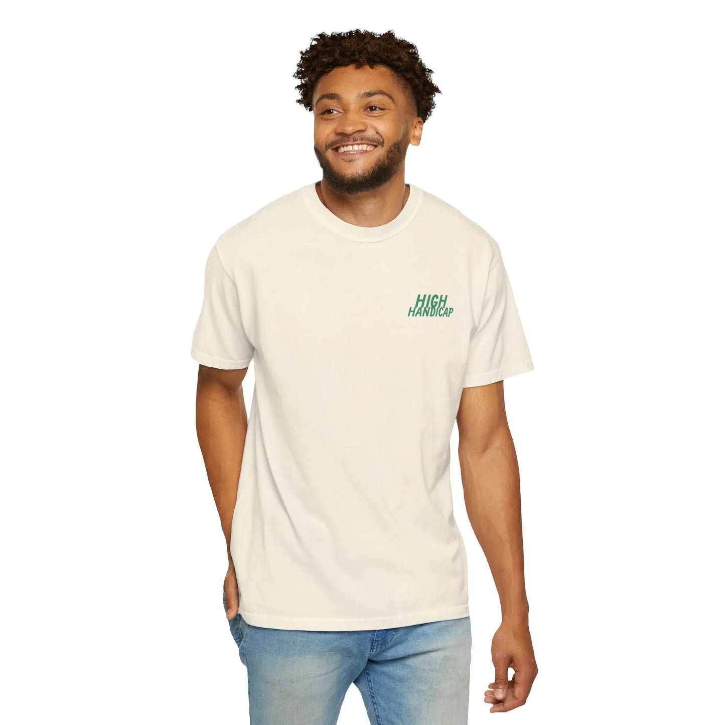 High Handicap Dinosaur Unisex T-Shirt Fun Golf Shirt Printify