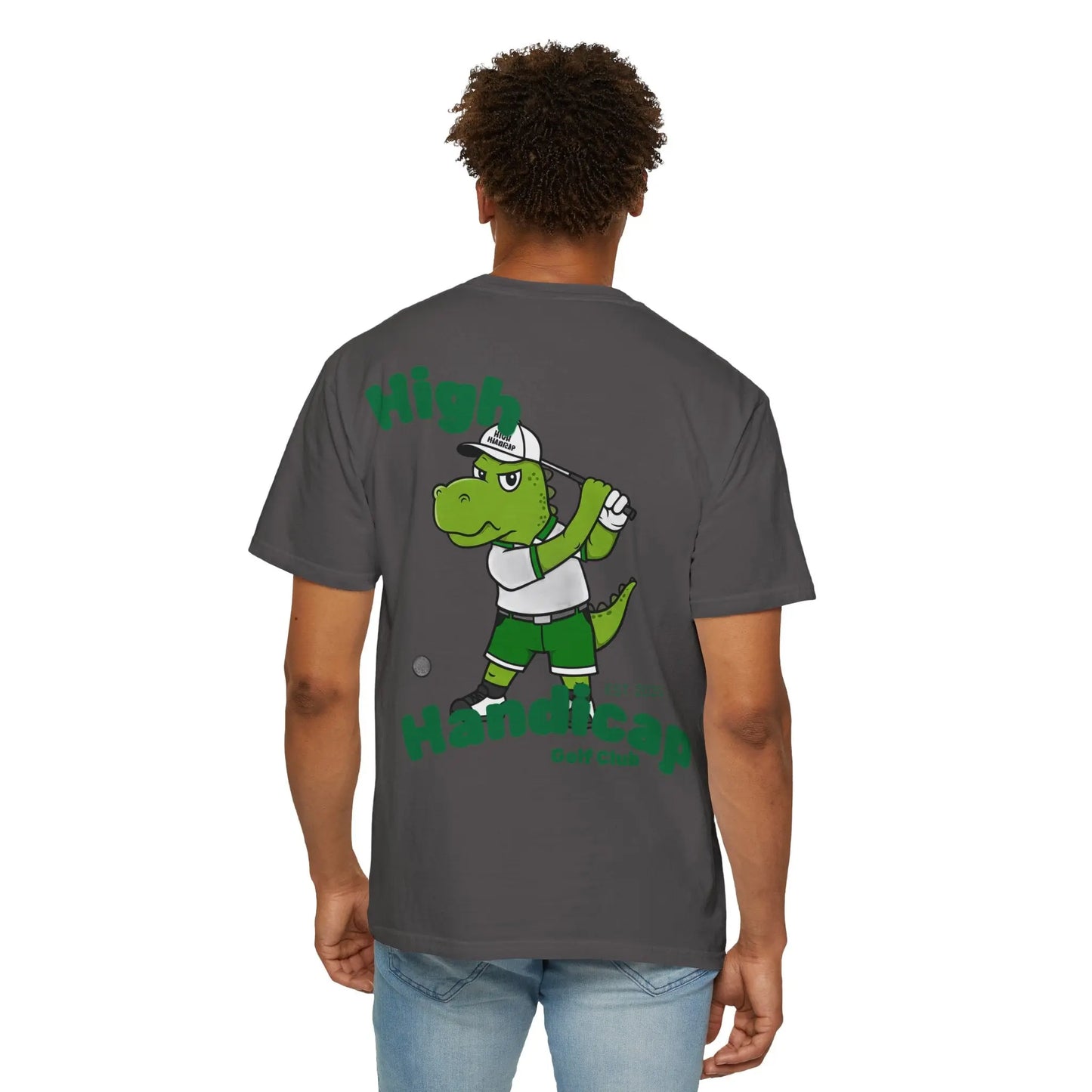 High Handicap Dinosaur Unisex T-Shirt Fun Golf Shirt Printify