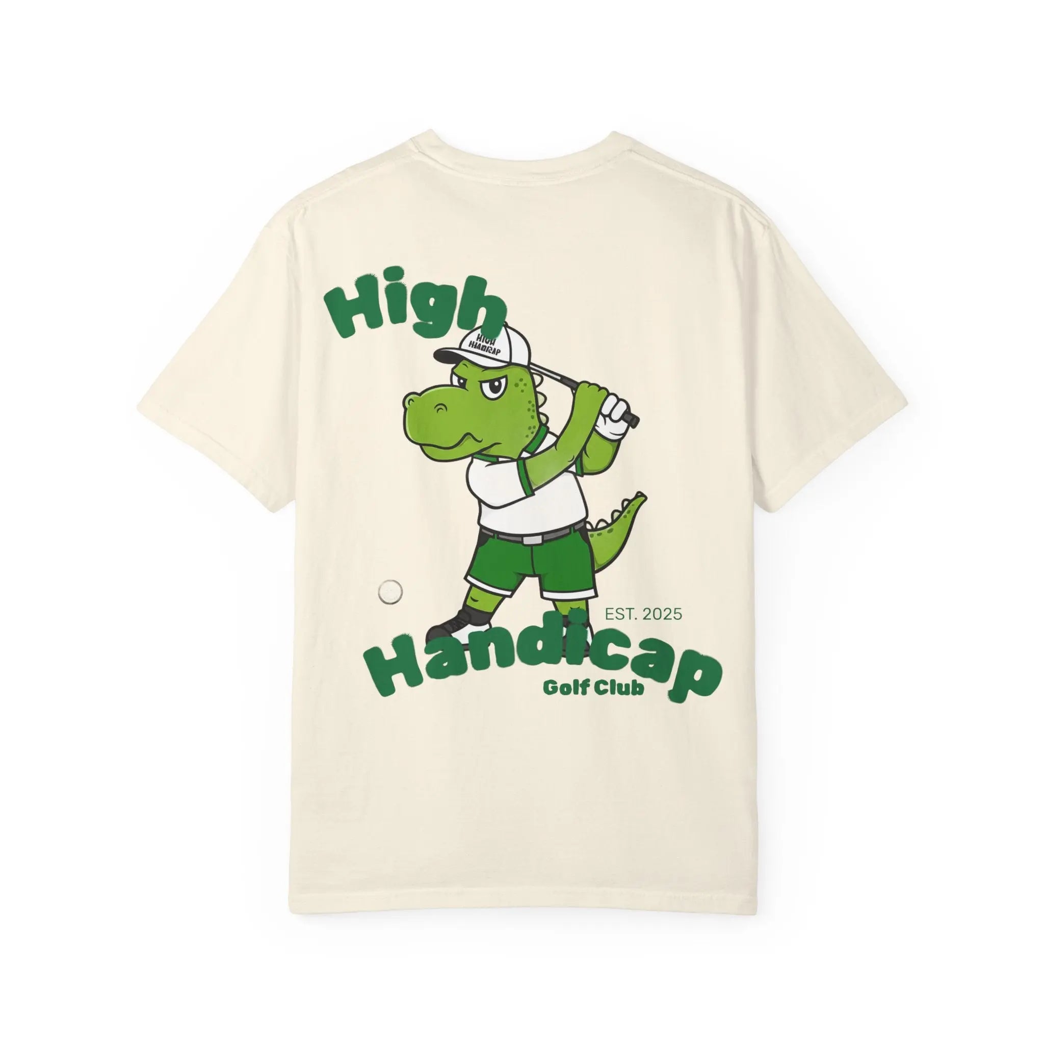 High Handicap Dinosaur Unisex T-Shirt Fun Golf Shirt Printify